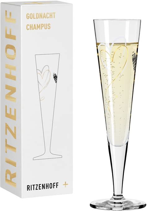 Ritzenhoff Champus Champagnerglas Goldnacht Christine Kordes Ab