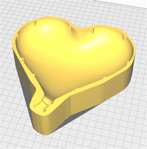 Stl File Ballon Heart Mold・3d Printing Template To Download・cults