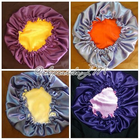 Pin On Satin Hair Bonnets And More