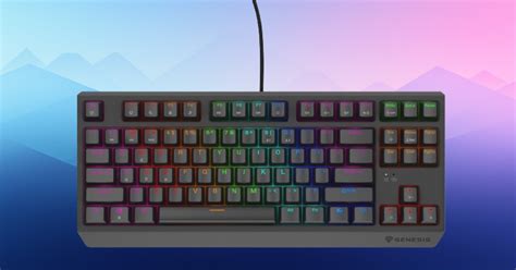 Klawiatura Genesis Thor Tkl Lite Z Rgb I Hot Swap Dost Pna Za Z W Rtv Euro Agd