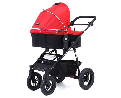Valco Baby Quad X Stroller + Q-Bassinet - Carmine Red | Catch.com.au