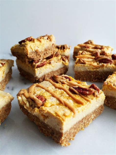 No Bake Pumpkin Swirl Cheesecake Bars Rachlmansfield