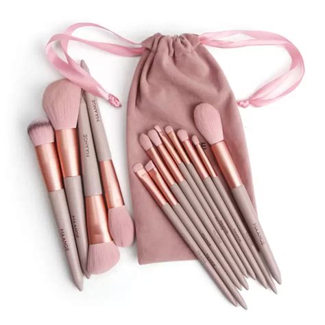 Maange Makeup Brush 13 Pcs Set With Bag Pro Quality