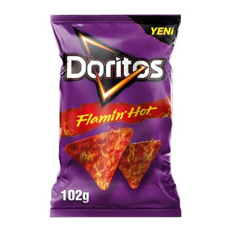 Doritos Flamin Hot Mısır Cipsi Süper Boy 102 gr Migros