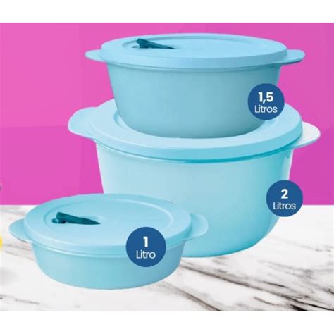 Linha Cristalwave Microondas Tupperware Shopee Brasil