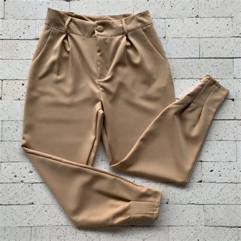 CALÇA ALFAIATARIA CENOURA PREMIUM NUDE Dondoca Moda Feminina