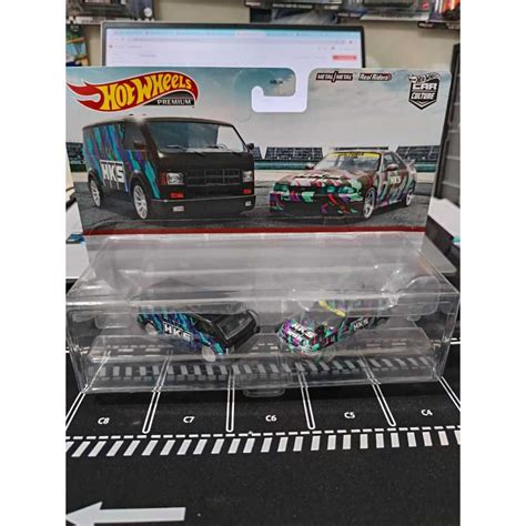 Jual Hot Wheels Premium Twin Pack Nissan Skyline R MBK Van HKS