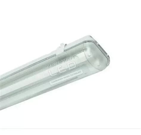 Listón Estanco Led 2x18w Plafon Hermetico Para 2 Tubos 120cm