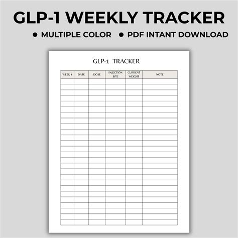 GLP1 Weight Loss Tracker