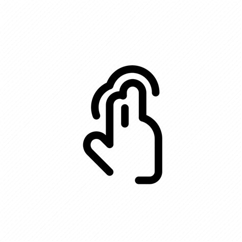 Double Gestures Hand Tap Icon Download On Iconfinder