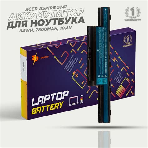 ZeepDeep Аккумулятор для ноутбука Acer 7800 мАч, (AS10D41) - купить с ...