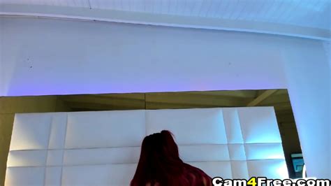 Sexy Redhead Babe Deepthroats Her Dildo