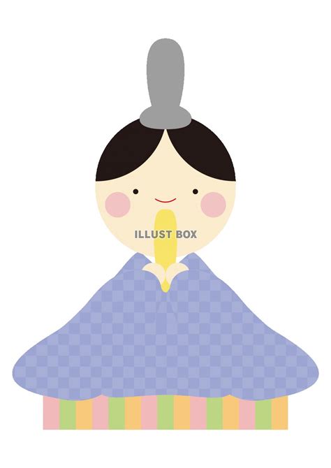 無料イラスト 2人物春・3月・ひなまつり・お内裏様