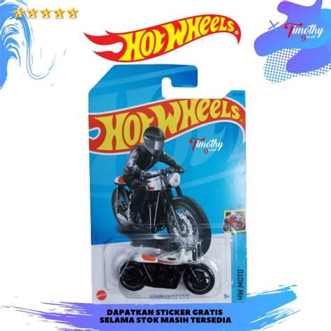Jual Hot Wheels Honda Cb Cafe Putih Hw Moto Motor Balap Di Seller