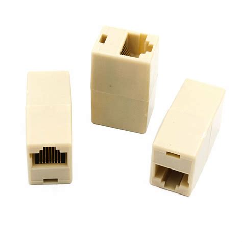 Up 60pcs Rj45 Cat5e Cat6 Coupler Connector Joiner Extender Lan Network Cable Au Ebay