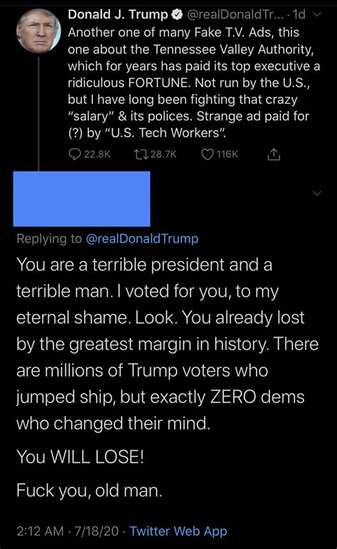 Fuck You Old Man R Trumpgrets