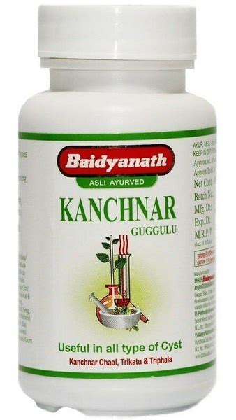 Канчнар Гуггул (Kanchnar Guggulu) Baidyanath - купить с доставкой по ...