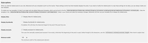 related posts relevanssi