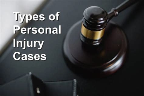 Types Of Personal Injury Cases Exploring Different Legal Claims