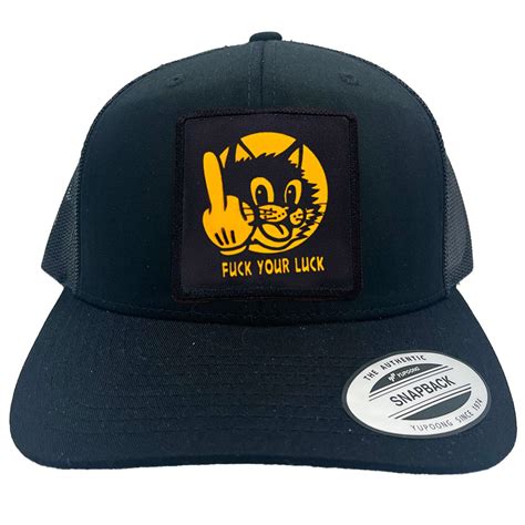 Num Wear Fuck Your Luck Cap Black Dressinn