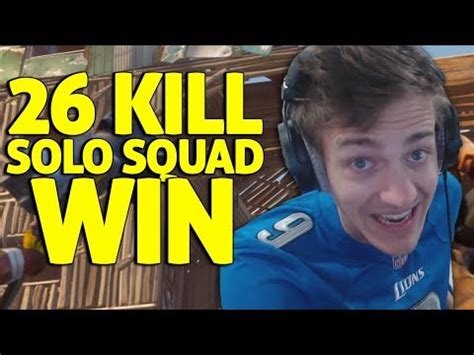 26 Kill Solo Squad Win Fortnite Battle Royale Gameplay Ninja