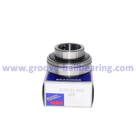UC207D1 Bearing UC207 Radial Insert Ball Bearing 35*72*42.9