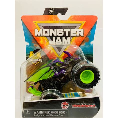 Jual Monster Jam Wheelie Bar DRAGONOID BAKUGAN Scale Trucks Hot