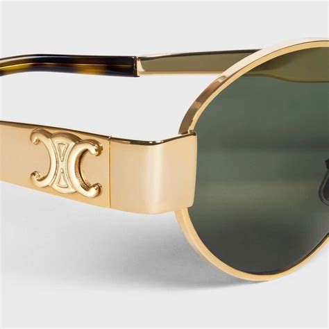 Celine Triomphe Metal Sunglasses In Metal S Cmlb Sg