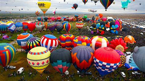 World S Largest Hot Air Balloon Festival World Record In Albuquerque New Mexico