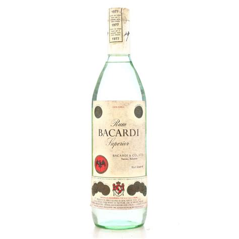 Bacardi Carta Blanca 1970s Rum Auctioneer