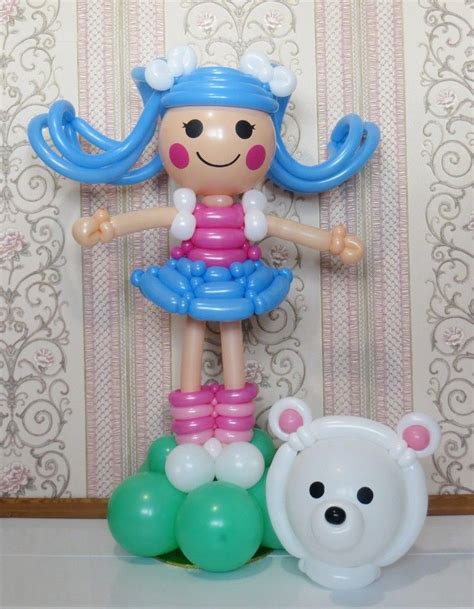 Lalaloopsy with Polar bear balloon Лалалупси Снежинка с белым мишкой из ...
