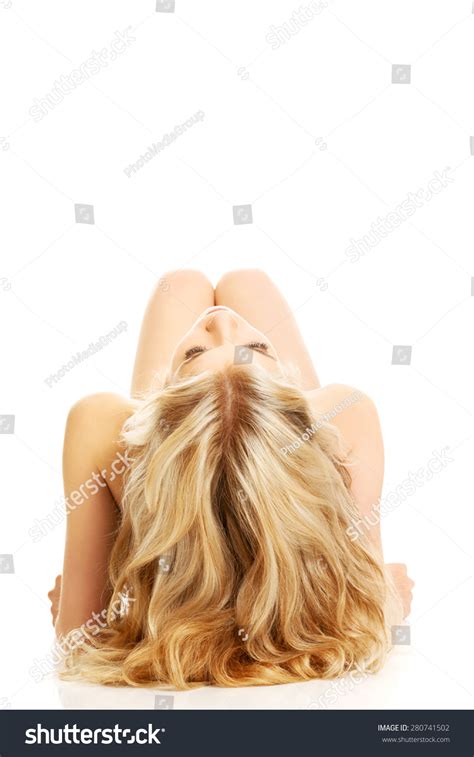 Back View Nude Woman Closed Eyes Stock Photo Shutterstock