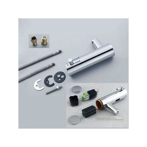 Chrome Brass Basin Faucet With Automatic Sensor Hot And Cold