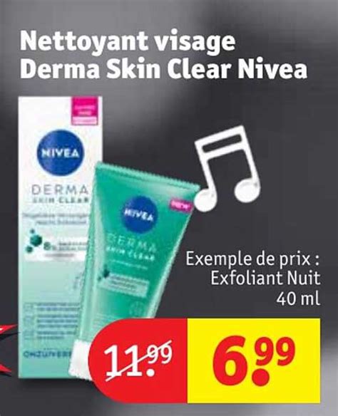 Promo Nettoyant Visage Derma Skin Clear Nivea Chez Kruidvat ICatalogue Fr