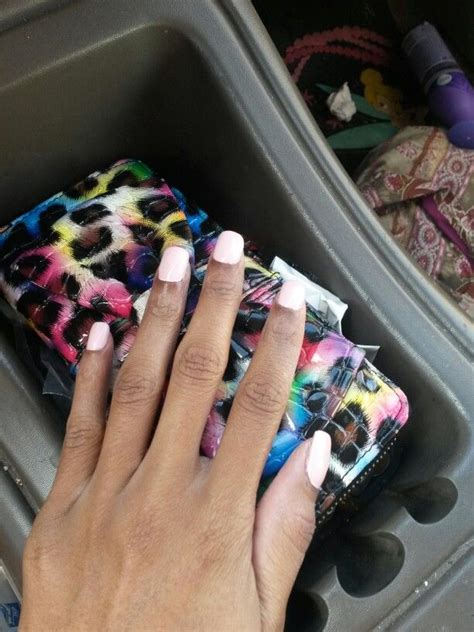 Pink Nude Acrylic Nails Nails Acrylic Nails Pink