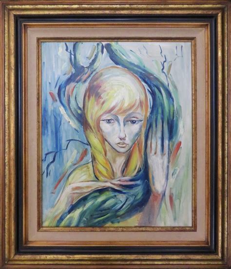 Proantic Portrait De Jeune Fille Blonde