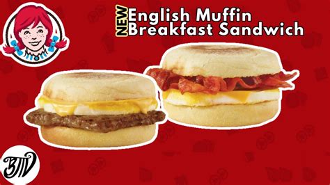 New English Muffin Breakfast Sandwich Wendys Drive Thru Thursday