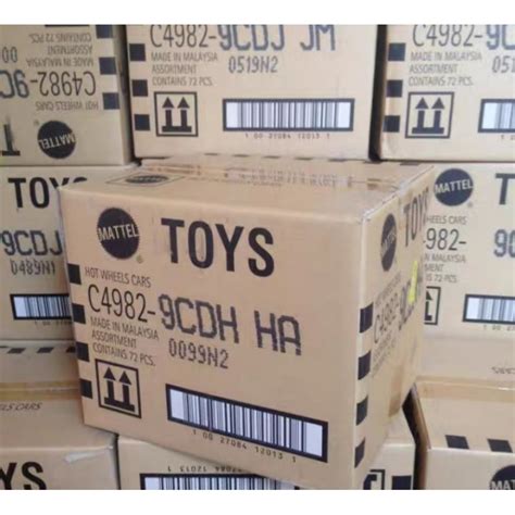 HOT WHEELS CASE PCS MAINLINE ORIGIN SEALED CHINA CASE HOTWHEELS KOTAK MAINLINE CARD