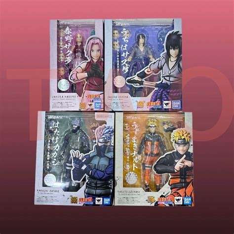 Bandai Shf S H Figuarts Naruto Shippuden Sasuke Uchiha Naruto Uzumaki