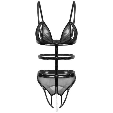 Women Sexy Bodysuit Lace Lingerie Set Nightwear Thong Babydoll Underwear Gstring EBay