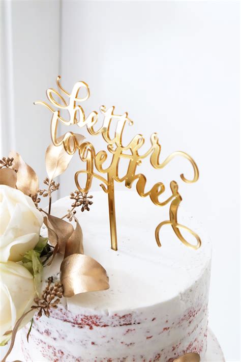 Two Tiered Red Velvet Semi Naked Cake With White And Gold Theme By KAIA Cakes Co Bridestory