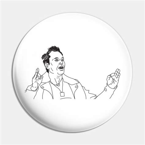 Elon Musk Go Fuck Yourself Meme Art Elon Musk Pin TeePublic