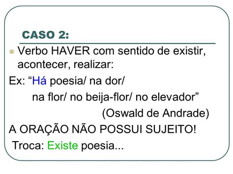 Verbo Existir No Sentido De Haver - Verbo Haver Com Sentido De Existir - GITEDU