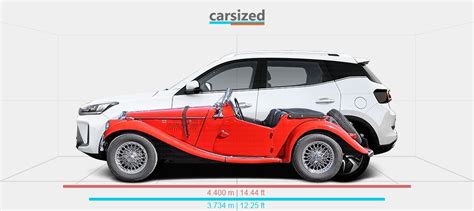 Dimensions MG TF 1953 1955 Vs Kaiyi X3 Pro 2020 Present