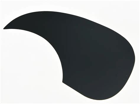 Teardrop Style Acoustic Guitar Pickguard Scratch Plate With Self Adhesive Black Guitar Parts