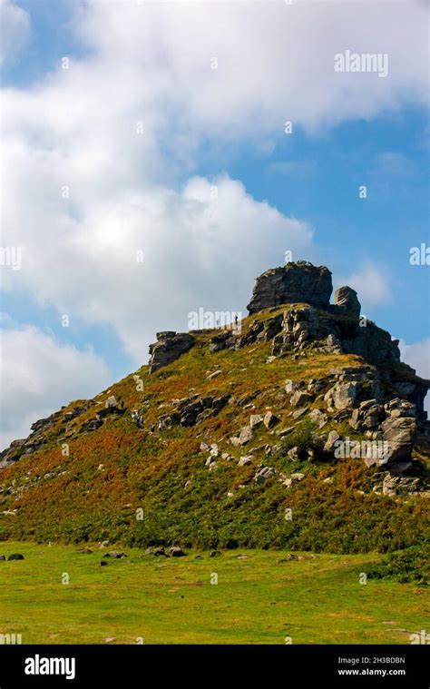 Castle Rock At The Valley Of Rocks Near Lynmouth In Exmoor National