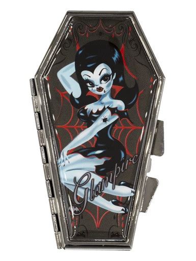 Kreepsville 666 Glampire Coffin Compact Mirror Suicide Glam Australia