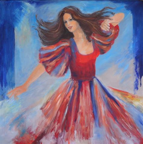 Dancer Painting By Dagmar Helbig Fine Art America