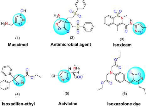 Examples of some isoxazole-containing bioactive compounds and drugs ...