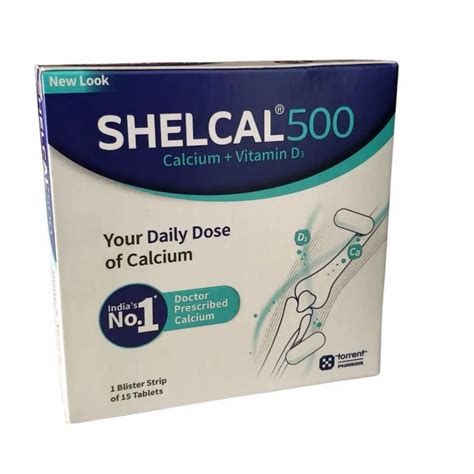 Shelcal Calcium Vitamin D3 Tablets at ₹ 1443/box | Dewas | ID ...